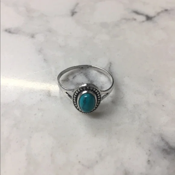 New Sterling Silver Turquoise Ring - Picture 11 of 12